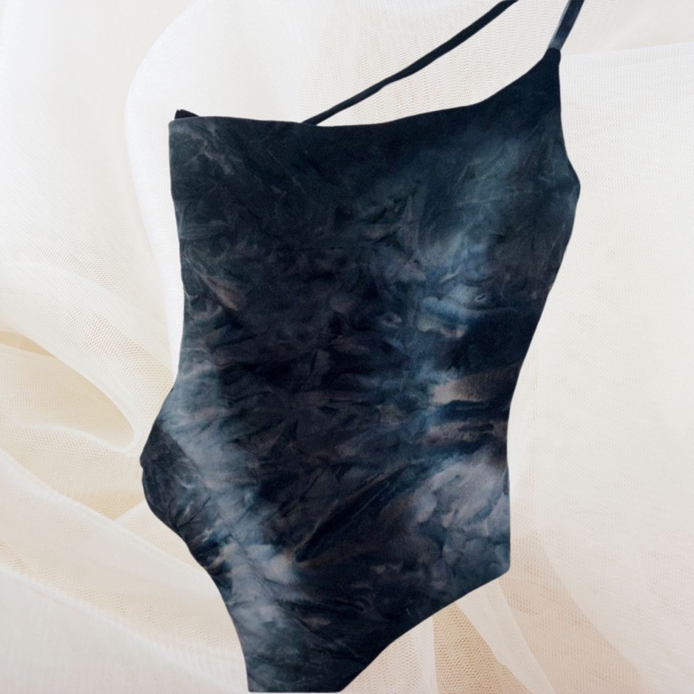 Lovers and Friends Lexy Bodysuit in Blue Tie Dye